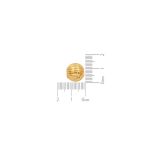 Passador Trabalhado Ouro 14 mm