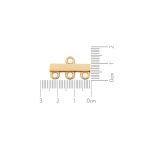 Entremeio Ouro 14 mm