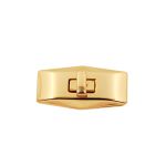 Fecho Retangular Ouro 21 mm