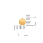 Cravinho Trabalhado Ouro 9 mm