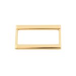 Enfeite Retangular Ouro 30 mm