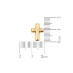 Passador Cruz Ouro 12 mm