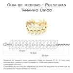 Pulseira Mônaco Grafite