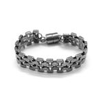 Pulseira Malha Fina Grafite P