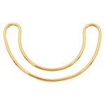 Base de Colar Vazado Ouro 96 mm