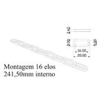 Corrente Cartier Grafite 9 mm