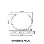 Base De Pulseira Ouro 50 mm