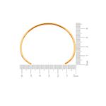 Base de Pulseira Lisa Ouro 62mm