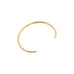 Base de Pulseira Lisa Ouro 62mm