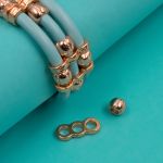 Passador Redondo Ouro 8 mm