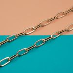 Corrente Cartier Ouro 8 mm