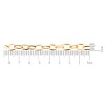 Corrente Estilo Cartier Ouro 7 mm