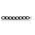 Corrente Groumet Grafite 12 mm