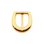 Fivela Meia Oval Ouro 40 mm