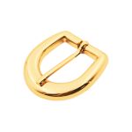 Fivela Meia Oval Ouro 40 mm