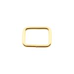 Argola Retangular Ouro 29 mm