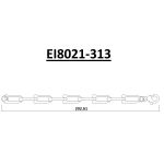 Pulseira Elos de Bolinhas Ouro 202 mm