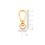 Mosquetão Ouro 19 mm