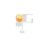 Passador Redondo Ouro 8 mm