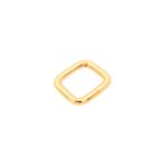 Argola Quadrada Ouro 31 mm