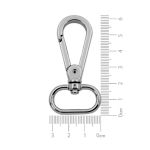 Mosquetão Argola Oval Níquel 32 mm