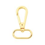 Mosquetão Argola Oval Ouro 37 mm