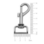 Mosquetão Argola Retangular Níquel 22 mm