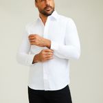Camisa Rock e Soda Masculina Manga Longa Botões Confortável