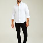 Camisa Rock e Soda Masculina Manga Longa Botões Confortável