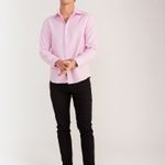 Camisa Rock e Soda Masculina Manga Longa Botões Confortável