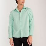 Camisa Rock e Soda Masculina Manga Longa Botões Confortável