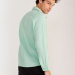 Camisa Rock e Soda Masculina Manga Longa Botões Confortável