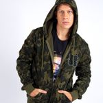 Blusão Moletom Masculino Capuz Bolso Canguru Camuflado