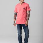 Camiseta Masculina Estampa Rock e Soda