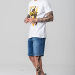 Camiseta Masculina Estampa Rock e Soda