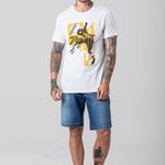 Camiseta Masculina Estampa Rock e Soda