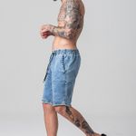 Bermuda Jogger Jeans Masculina Rock e Soda
