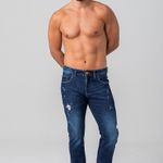 Calça Jeans Super Skinny Masculina Rock e Soda