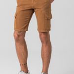 Bermuda Cargo Caramelo Sarja Masculina Rock e Soda