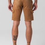 Bermuda Cargo Caramelo Sarja Masculina Rock e Soda