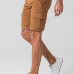Bermuda Cargo Caramelo Sarja Masculina Rock e Soda