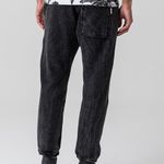 Calça Moletom Texturizado Preta Masculina Rock e Soda