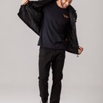 jaqueta Puffer gola Alta Masculina Urban Rock e Soda