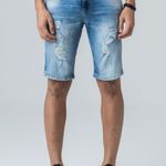 Bermuda Jeans Masculina Skinny Rock e Soda