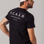 Camiseta Masculina Estampa Rock e Soda Street