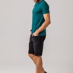 Camiseta Masculina Verde Estampa Rock e Soda