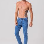 Calça Jeans Slim Masculina Rock e Soda