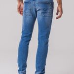 Calça Jeans Skinny Puídos Masculina Rock e Soda