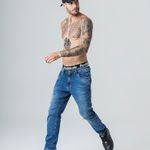 Calça Masculina Jeans Super Skinny Rock e Soda