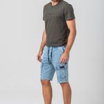 Bermuda Jeans Cargo Rock e Soda